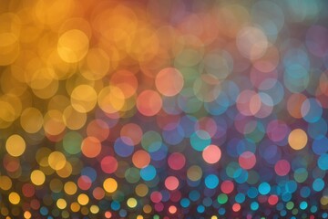 Wall Mural - vivid abstract bokeh with a spectrum of colors