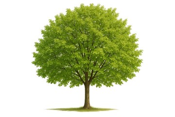 Wall Mural - single tree on a plain white backdrop