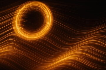 Wall Mural - abstract motion blur captured with a long exposure technique