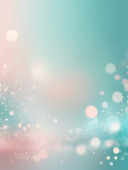 Wall Mural - abstract dreamy blue background with soft glowing sparkles, smooth gradient texture, elegant bokeh l