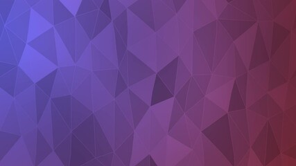 Wall Mural - abstract pink and purple geometric triangle pattern background with a seamless crystal mosaic design