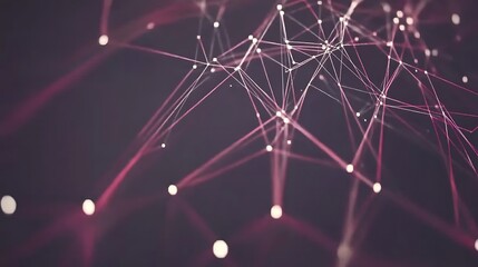 Abstract network of connections (5)
