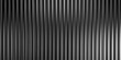 © RDVector - 3d glass background with ribbed texture and gradient light effect. Abstract black line pattern for vertical wall panel or window design. Translucent prism reflection with wavy liquid overlay.