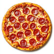 © Napaporn - Pepperoni pizza with melted cheese and crispy crust isolated white