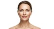 © Jessika Cahya - Woman Face Close-up Looking at Camera on White Background