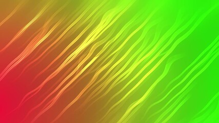 Wall Mural - abstract background gradient from red to green with wavy light lines