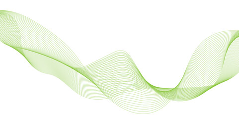 Wall Mural - abstract background of soft waves in light green yellow colors, green wave line, template for advert