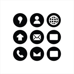 Wall Mural - glossy media player icon set: web symbols for audio and video control