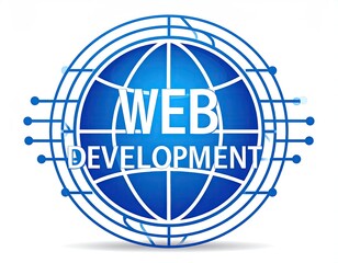 Global web development graphic