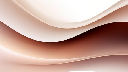 Wall Mural - brown and white wave pattern. the color of the wave is brown and the color of the background is whit