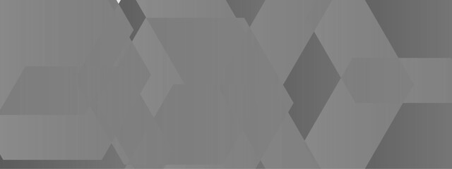 Wall Mural - abstract seamless background with overlapping translucent white hexagons on a light gray to white gr