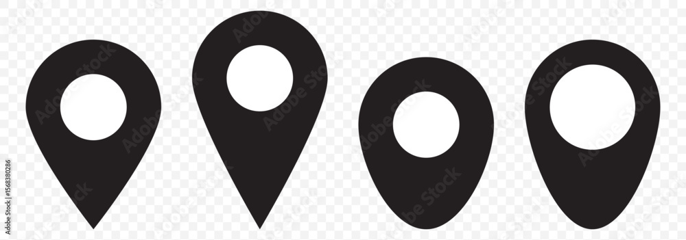 Map pin icon. location pin place marker. Location icon. Map marker ...