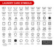 © MOHAMMAD AMINUL - Washing and laundry guide symbols set. Laundry care icons collection. eps icons for print, commercial use, product, textile industry, t-shirt, fabric etc.