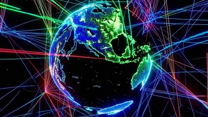 Wall Mural - planet earth in space