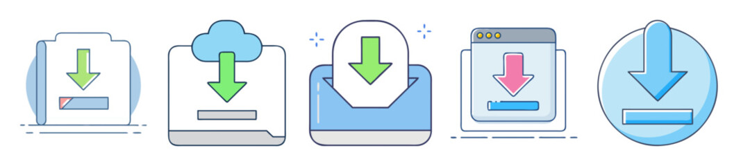 Download and Save Icons Set for Web and Mobile Applications