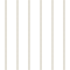 Wall Mural - Ticking Taupe Strip Vertical Seamless Vector Pattern Background