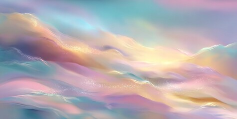 Dreamy Gradient Fluid Cloud - Pattern Background, Suitable for Web Design, APP Interface, Poster, Art Illustration Visual Material