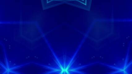 Wall Mural - abstract background with glowing particles and light lines. animation rotation of optical fiber wire