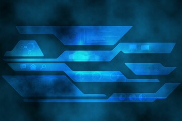 Wall Mural - abstract technology background