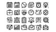 © rdyskmsh - productivity and office-themed line icons in minimal outline style