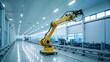 © SheikhMuhammad - Dynamic Yellow Industrial Robot Arm in Motion Automation in Modern Factories