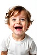 © MrBaks - Happy toddler laughing and smiling with a cheerful expression.