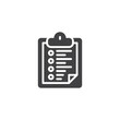 © alekseyvanin - Checklist clipboard solid icon