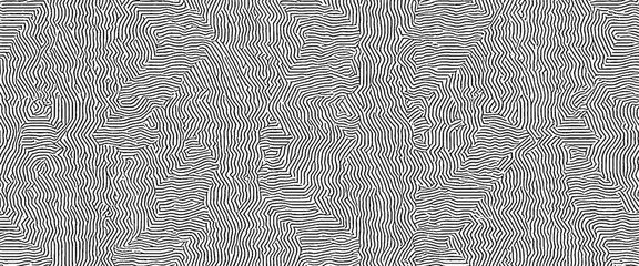 Wall Mural - vector hand drawn fabric black and white artistic seamless pattern