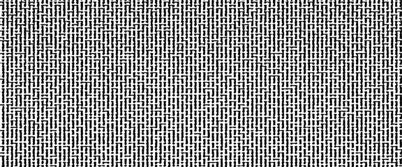 Wall Mural - vector hand drawn black and white line pattern