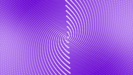 Purple color rotating circular dots 3d complex design loop able geometrical abstract background
