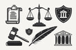 © shanto - vector illustration of law and justice