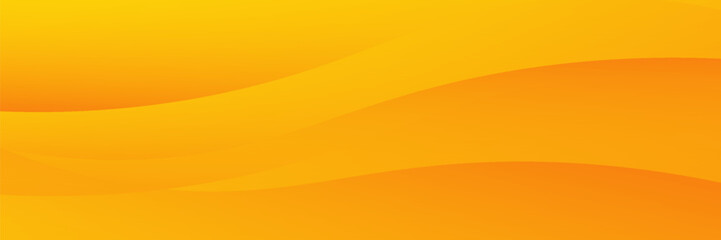 Wall Mural - Modern orange abstract background with flowing wave lines. Dynamic wave. Smooth curve lines design element. Futuristic technology concept.