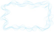 © agrus - abstract vector illustration of blue colored wave lines frame