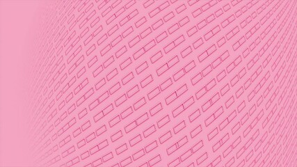 Magenta red color diagonally  moving square shapes 3d design loop able geometrical background