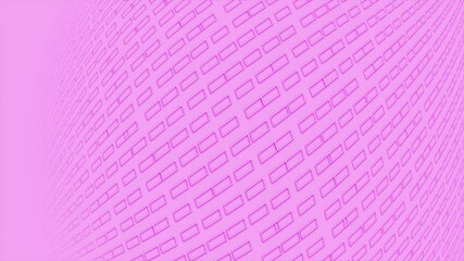 Pink color diagonally  moving square shapes 3d design loop able geometrical background