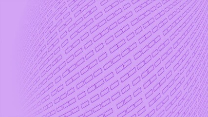 Purple color diagonally  moving square shapes 3d design loop able geometrical background