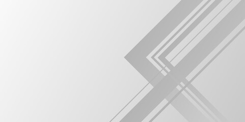 Wall Mural - white and gray rectangle geometric concept technology modern futuristic subtle abstract background. 