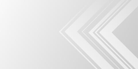 Wall Mural - white and gray rectangle geometric concept technology modern futuristic subtle abstract background. 