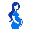 © Nila - pregnant woman silhouette vector