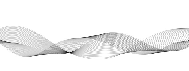 Wall Mural - abstract grey smooth element swoosh speed wave modern stream background. abstract wave line for bann