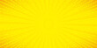© nurhan - Yellow Comic Zoom Lines Background Vector Illustration