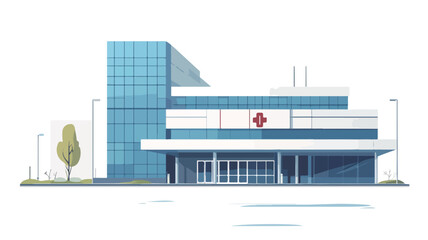 Modern Medical Hub - Clean and Modern Illustration
