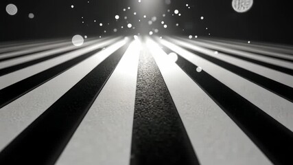 Wall Mural - abstract black and white striped pattern with light streaks