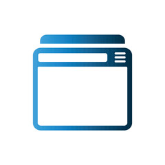 Browser icon design template
