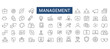 © sumon - Business and management line icon set, vector collection for corporate, finance, and organizational illustrations