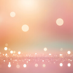 Wall Mural - elegant pastel abstract background with shimmering bokeh, soft gradient colors, glittery texture, an