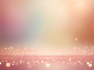 Wall Mural - elegant pastel abstract background with shimmering bokeh, soft gradient colors, glittery texture, an