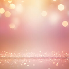 Wall Mural - elegant pastel abstract background with shimmering bokeh, soft gradient colors, glittery texture, an