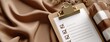 © pvl0707 - High resolution 3D illustration of a clipboard with a checklist highlighting organization and task management in a minimalistic design
