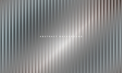 Wall Mural - grey ribbed horizontal abstract background. vector illustration